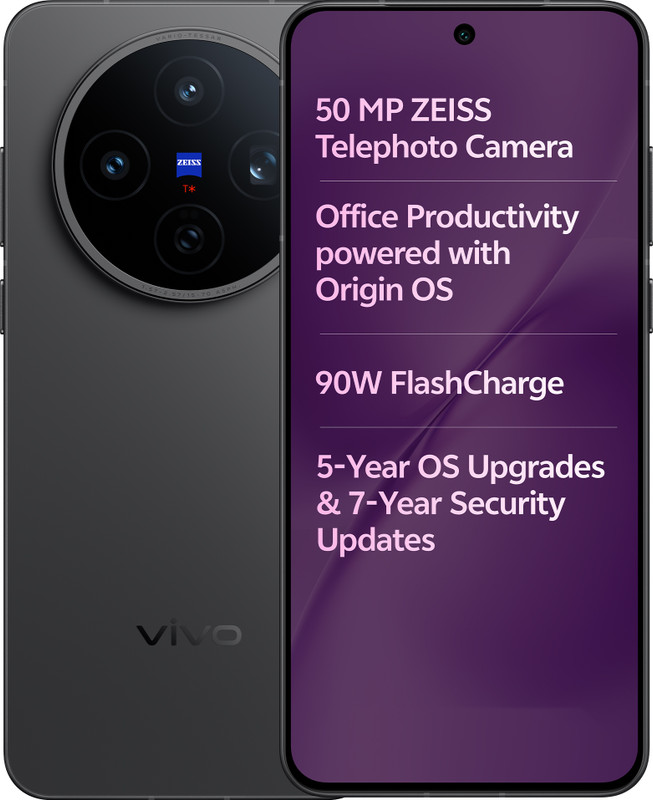 Vivo X200T (Stellar Black, 256 Gb)(12 Gb Ram)