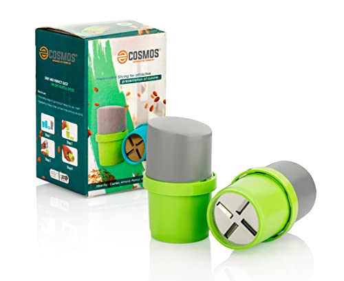 E-Cosmos® Dry Fruit Cutter, Grinder, Chocolate Cutter, Slicer For Pista, Almonds, Cashews With 3 In 1 Blade – Color May Vary (Pack Of 1)