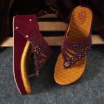 Madam Maya Women Wedges(Maroon , 5)