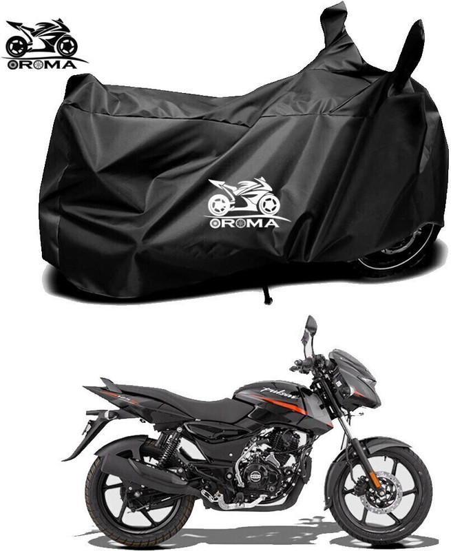 Oroma Waterproof Two Wheeler Cover For Bajaj(Pulsar 125, Black)