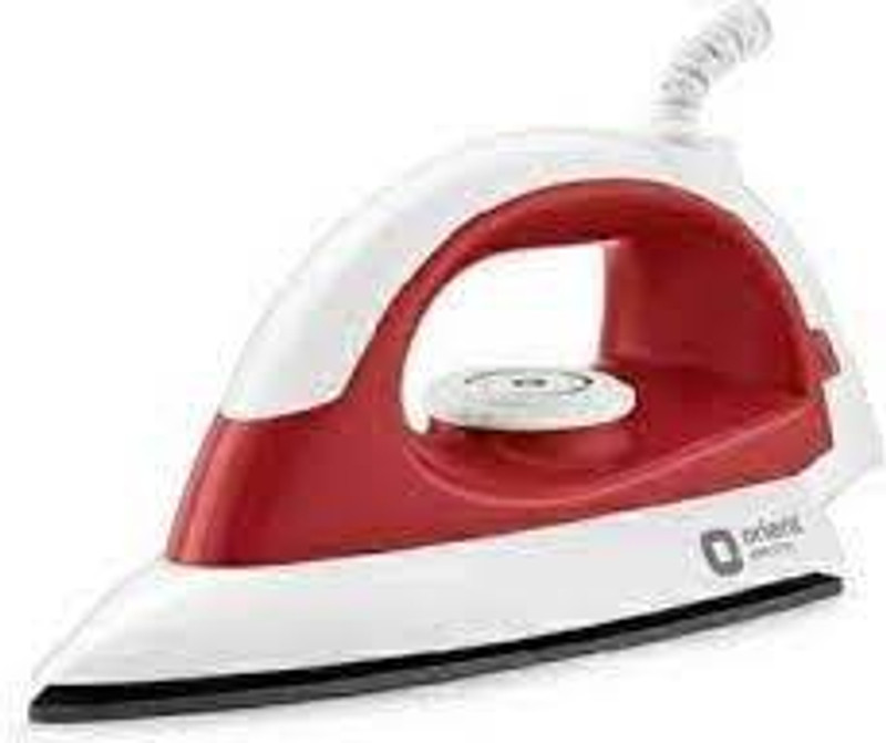 Orient Electric Dipc10Rp Panache 1000 W Dry Iron(Red&White)