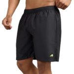 Boldfit Swimming Shorts For Men Stretchable Fit Swimming Trunks, Adjustable Quick-Drying Swim Shorts, Breathable Swimwear – Black(Xl)