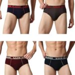 Lux Classic Men’S Brief – Value Pack | 100% Cotton V Shape Underwear | Comfortable Lux Brief Pack Of 4 (Color May Vary) O/E-80Cm