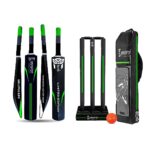 Cockatoo Destructor Complete Cricket Set, Cricket Kit Combo, Cricket Bat (30.5” X 4.0”) With 3 Stumps Wicket Set And 1 Tennis Ball, Size-5(8-12 Years)