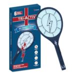 Tri-Activ Anti Mosquito Bat | 6 Months Warranty | Rechargable Upto 500 Times | Mosquito Killer Racket | Insect Killer & Fly Swatter | Long Lasting Battery |Iso Certified | Pack Of 1