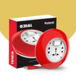 Goldmedal G-Dial 2 Pin Plug 5-Meter Extension Cord | Universal Socket & 2-Pin Sockets | Master Switch With Indicator | Ultra-Smooth Rotation | Extension Board For Home & Office |-Pack Of 1