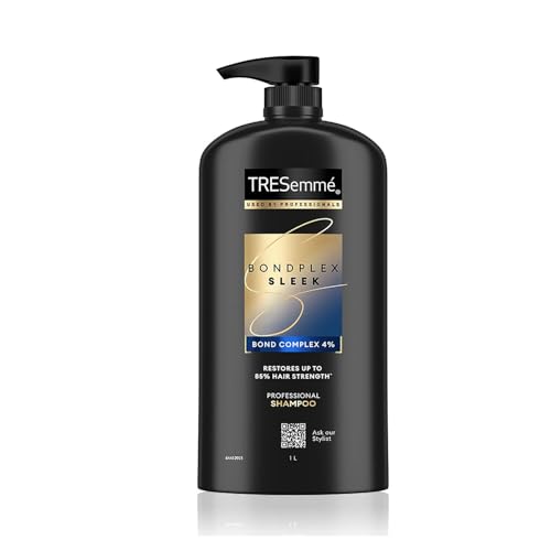 Tresemme Bondplex Sleek Shampoo 1000Ml With Salon-Inspired Protein Bonding Complex | Repairs Damaged Hair | Restores Hair Strength