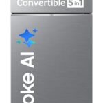 Samsung 330 L, 3 Star, Convertible 5-In-1, Digital Inverter, Frost Free Double Door, Wifi Enabled Bespoke Ai Refrigerator (Rt34Dg5A4Ds8Hl, Elegant Inox, Silver)