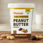 Pintola High Protein Peanut Butter (Dark Chocolate) (Crunchy)(510 G)
