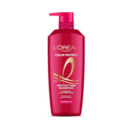 L’Oreal Paris Shampoo, Vibrant & Revived Colour, For Colour-Treated Hair, Protects From Uva & Uvb, Colour Protect, 650Ml