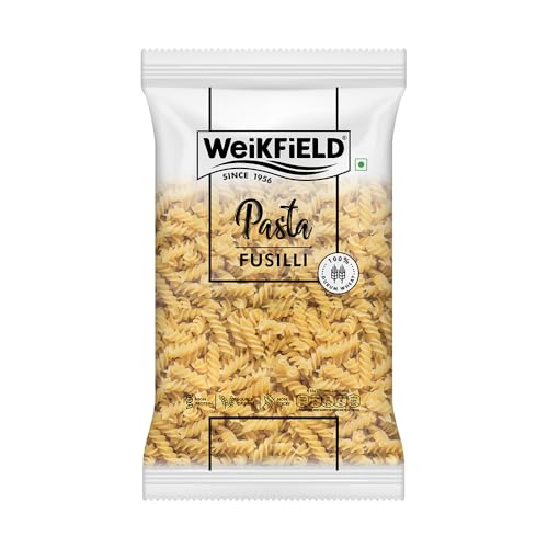 Weikfield Fusili Pasta 1Kg | Healthy Pasta Made With 100% Durum Wheat Semolina | No Maida | Rich In Protein & Fibre | Non Sticky | 100% Vegetarian | 1Kg Pouch
