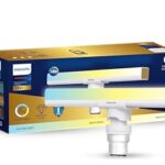 Philips 10W B22 Led T-Bulb | 3 Colors In 1 Led Bulb | Scene Switch T-Bulb For Home & Decoration | Color: Tunable White | Pack Of 1 | Gold Perform Series