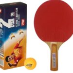 Dhs Tt Ball 40Mm 2 Star Orange (10 Pcs Box) 30 Pcs With Smart Pro Tt Bat Moon