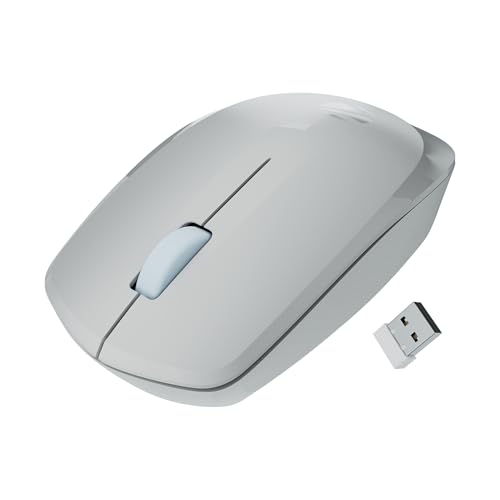 Zebronics Wireless Mouse, 2.4Ghz, 3200 Dpi, 3 Buttons, Comfortable & Ergonomic, Usb Nano Receiver, Power-Saving Mode, Works On Most Surfaces, For Mac | Laptop | Computer (Freego, Grey)