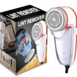Nova Lint Remover For Clothes Fabric Cleaner Tint And Dust Remover, Fabric Brush, For Woolen Sweaters, Clothes, Shirts, Jackets, Burr Remover (1 Year Warranty) (Orange White)