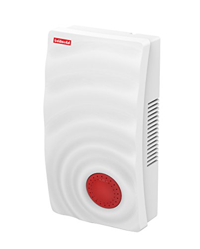 Goldmedal Ocean Stereophonic Ring Door Bell | Wall-Mounted Ding Dong Bell | Calling Bell For Home | Door Bell For Office,School | White & Red | (Pack Of 1)
