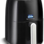 Kent Digi Plus Air Fryer 4L & 1300W | Fry, Grill, Roast & Bake | Digital Display & Touch Control Panel | Rapid Heating | 80% Less Oil Usage | High Temperature & Uniform Heating | Black Air Fryer(4 L)