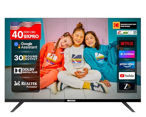 Kodak 100 Cm (40 Inches) 9Xpro Series Full Hd Certified Android Led Tv 409X5061 (Black)
