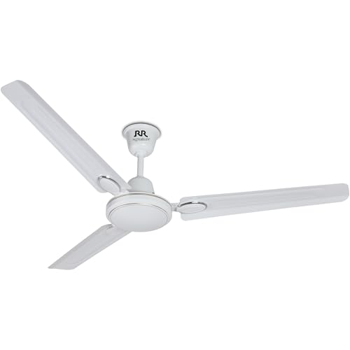 Rr Signature Morpheus Deco 1S 1200 Mm Ceiling Fan For Home|High Speed & High Air Flow | High Energy Efficient | 2 Year Warranty [White]