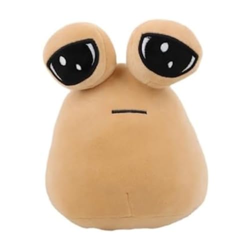 Techmax Solution Pou Alien Stuffed Cute Plush Toy, Kawaii Stuffed Alien Plush Doll For Birthday