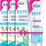 Veet Pure Hair Removal – Sensitive Skin Cream 100G,Set Of 3 Cream(300 G, Set Of 3)