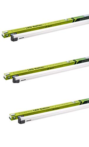 Philips Astra Line 20-Watt 4-Feet Led Tubelight Batten (Cool White, Pack Of 3)