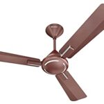 Havells 1200Mm Ambrose Es Ceiling Fan|Premium Finish,Deco. Fan,Elegant Looks,High Air Delivery,Energy Saving,100% Pure Copper Motor|2 Year Warranty By Brand|(Pack Of 1,Nickel Pearl Brown),1 Star