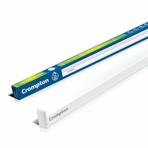 Crompton Laser Ray Smile 4 Feet Led Batten 20W Cool Day Light | Pack Of 1 | Slim, Energy-Efficient Tubelight Light For Home & Office