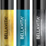 Bellavita Noir,Azure & Prestige Deo Parfum Combo|3X150Ml|Long Lasting Body Spray| Deodorant Spray – For Men & Women(450 Ml, Pack Of 3)