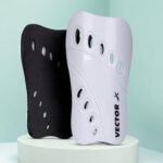Vector X V2 Football Protection Shin Guard/Shinpad | Durable | Lightweight (L, White)