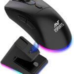 Ant Esports Gm900 Wireless Ambidextrous Optical  Gaming Mouse  With Bluetooth(2.4Ghz Wireless, Black)