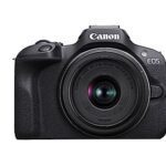 Canon Eos R100 24.1 Mp Mirrorless Camera (Black) With Rf-S18-45Mm F/4.5-6.3 Is Stm Optical Zoom Lens | 4K Video
