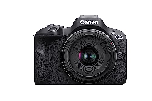 Canon Eos R100 24.1 Mp Mirrorless Camera (Black) With Rf-S18-45Mm F/4.5-6.3 Is Stm Optical Zoom Lens | 4K Video