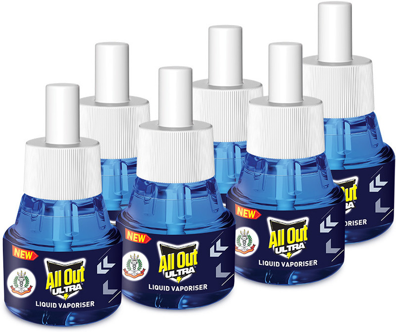 All Out Ultra Mosquito Vaporiser Refill(6 X 45 Ml)