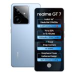 Realme Gt 7 (Icesense Blue,8Gb+256Gb) | India’S 1St Mediatek Dimensity 9400E Chipset | Strongest Battery Combo 7000Mah + 120W | Ai 4K 120Fps Travel Camera | 360° Cooling Icesense Design With Graphene