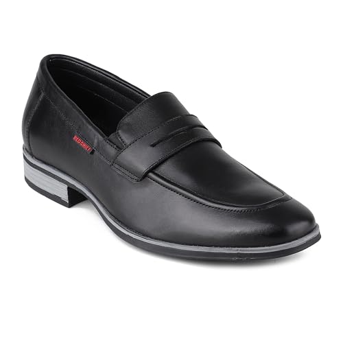 Red Chief Formal Loafer Low Ankle Shoes For Men_Rc3963_Black_Size-6
