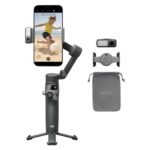 Dji Osmo Mobile 7P Gimbal Stabilizer For Iphone,Android,Native Tracking,Lighting,3-Axis Phone Gimbal,One-Tap Edit,Built-In Extension Rod & Tripod,Phone Charging,Vlogging Stabilizer Youtube Video,Black