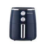 Morphy Richards 5 Litre Classic Crisp Pro Air Fryer|Easy Knob Control|Adjustable Time & Temperature Control|Voltage Fluctuation Protection|Non-Stick Coated Basket|2 Year Product Warranty|Blue|1500W