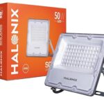 Halonix Aluminium 50W Waterproof Outdoor Led Flood Light|Halogen Light, Focus Light For Garage, Parking, Shop -(Cool White)-Pack Of 1|Short Circuit & Surge Protection.