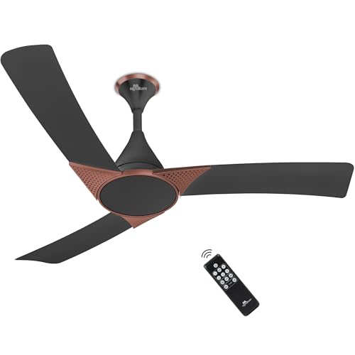 Rr Signature Raptor 1200Mm Bldc Designer Ceiling Fan | 350 Rpm, 32W Low Power | 60% Energy Saving | Reverse Rotation | 4 Smart Modes | High Airflow | Low Noise | 2-Year Warranty [Venetian Grey]
