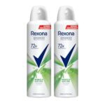 Rexona Advanced Protection Bamboo & Aloe Vera With Motionsense | 0% Alcohol | 72H Non Stop Protection | For Women | 200 Ml (Pack Of 2)