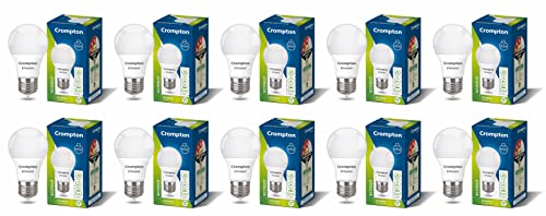 Crompton Dyna Ray 5W Round E27 Led Cool Day Light Pack Of 10