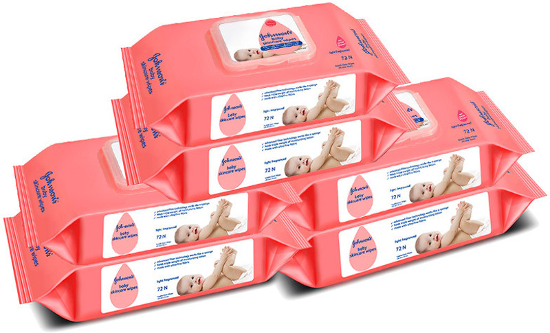 Johnson’S Wet Wipes | No Alcohol & Soap | 3X Moisturizing Lotion | Prevents Rash & Redness(432 Wipes)