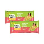 Wickedgud Whole Wheat Masala Noodles 240G (Pack Of 4) X 2 | No Maida | No Palm Oil | Source Of Protein
