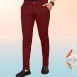 Style Sync Regular Fit Men Maroon Trousers