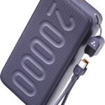 Ambrane 20000 Mah 22.5 W Power Bank(Purple, Lithium Polymer, For Mobile, Smartwatch, Earbuds)