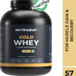 Nutrabay Gold 100% Whey Protein Concentrate With Digestive Enzymes & Vitamin Minerals Whey Protein(2 Kg, Mango)