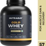 Nutrabay Gold 100% Whey Protein Concentrate – Whey Protein(2 Kg, Vanilla Ice Cream)