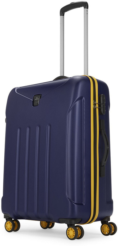 Aristocrat Falcon Pro Polycarbonate | Trolley Bag With Combination Lock Check-In Suitcase 8 Wheels – 26 Inch