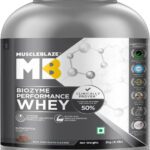 Muscleblaze Biozyme Performance Whey Protein Powder, 25G Protein Per Scoop Whey Protein(2 Kg, Rich Chocolate)